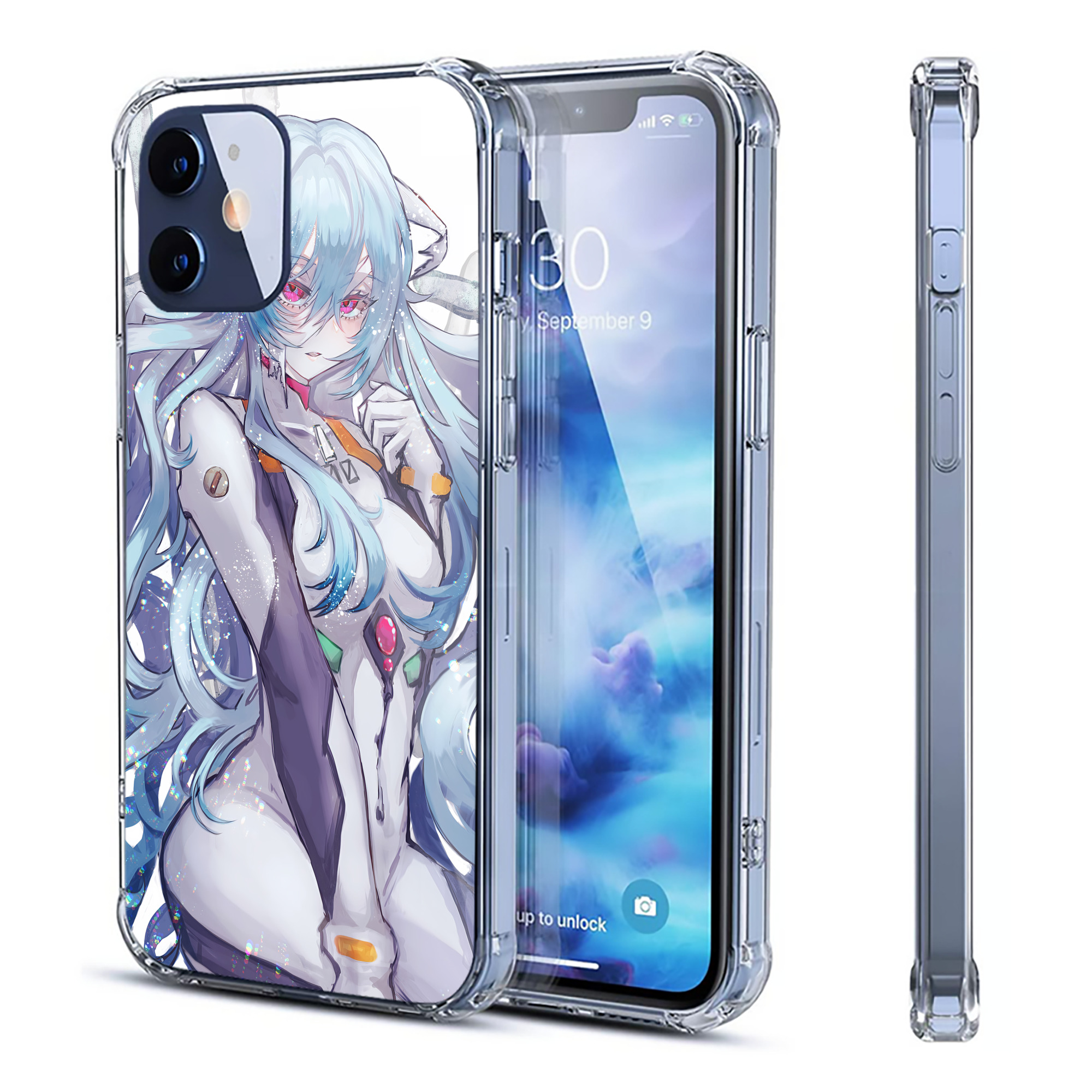 （画像用） EVA 新世紀エヴァンゲリオン 【iPhone 12シリーズ対応】透明スマホケース（クリアソフトケース）